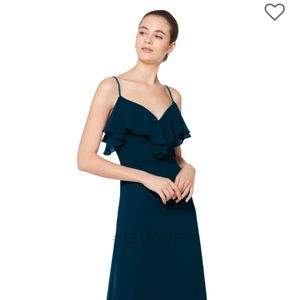 WORN ONCE! Bill Levkoff Navy Bridesmaid Dress